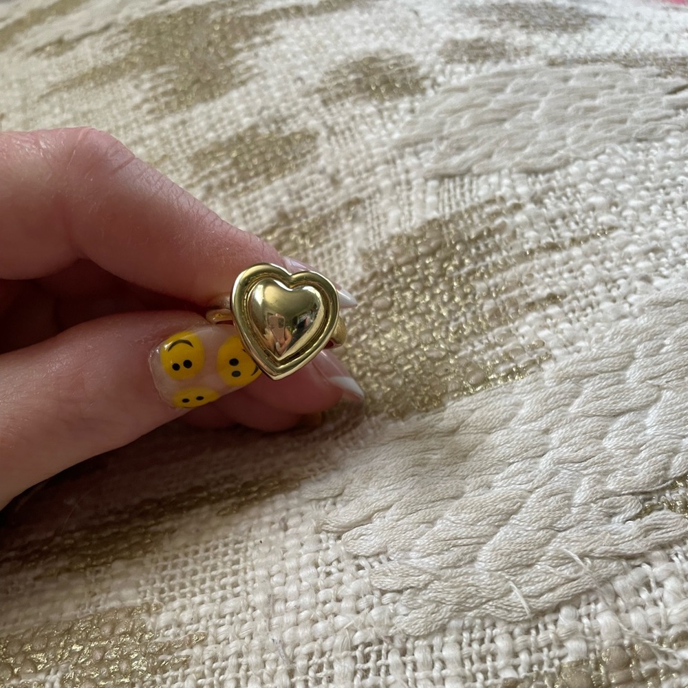 Jules Smith metal heart ring sz 7 Shopbop